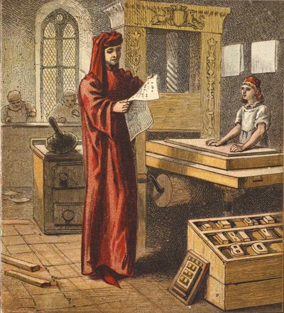 The First English Printer by English School